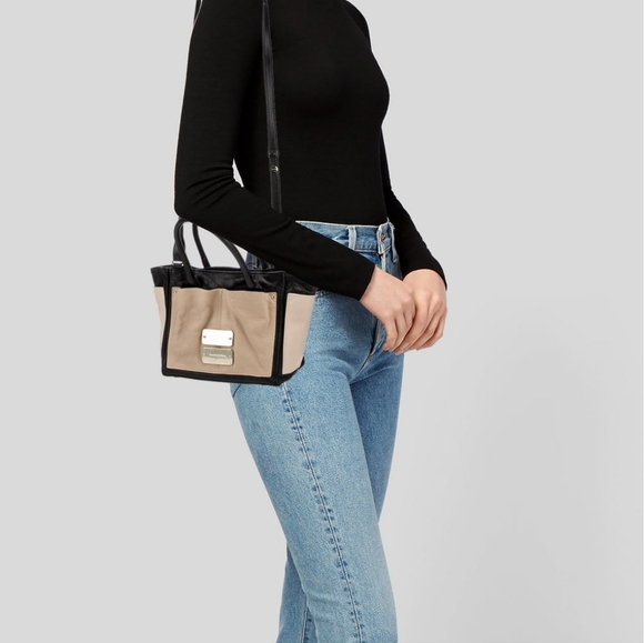 Chloe Colorblock See by Chloé Leather Top Handle Bag - Picture 3 of 12